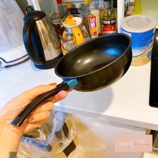 Chảo lòng sâu mini size 18cm 1 quai