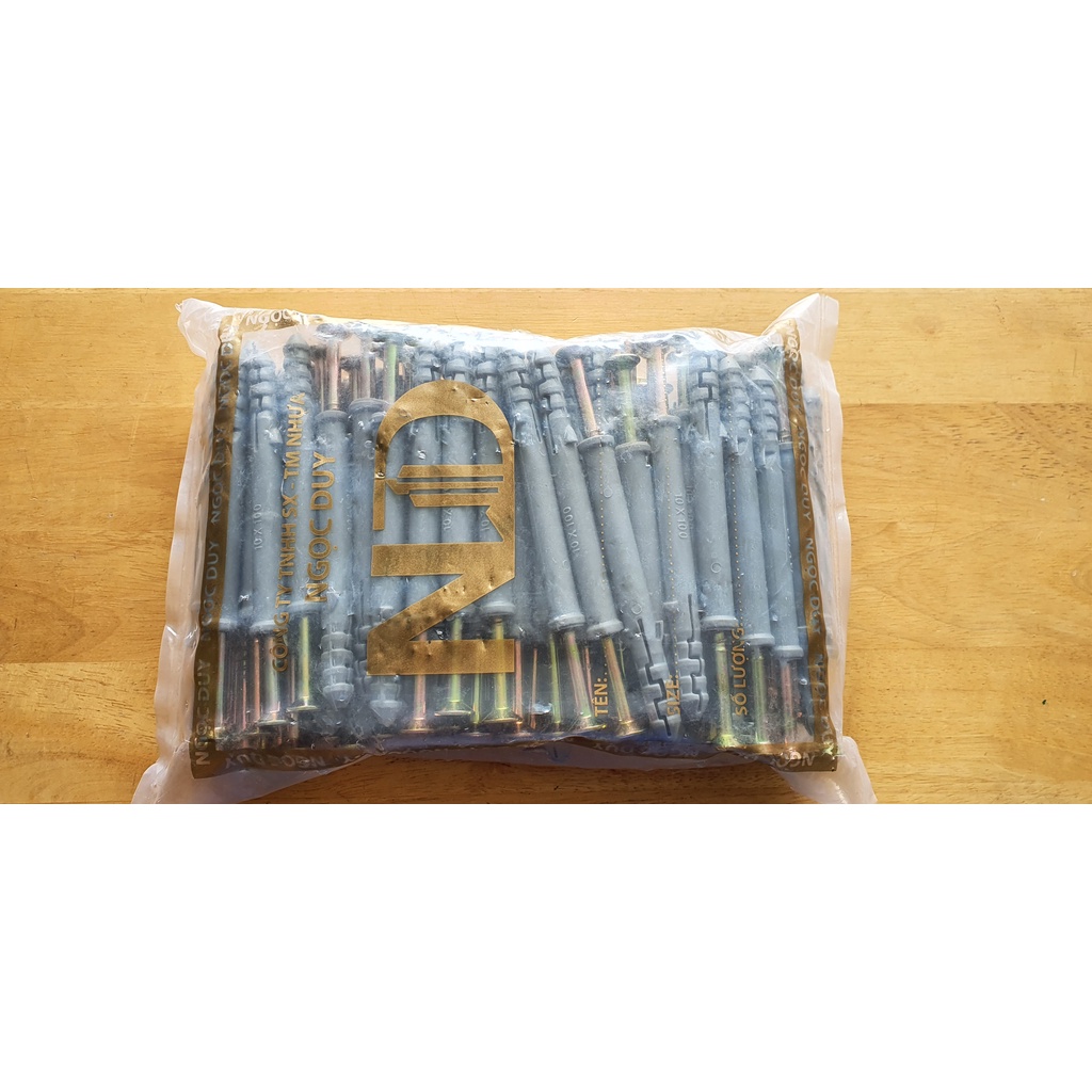 Vít tắc kê 10x100 lắp đặt khung bao cho cửa Nhôm, cửa gỗ, cửa sắt...