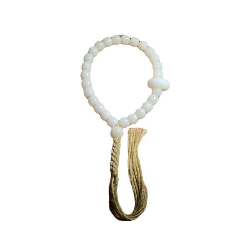 Vòng Chuỗi Hạt Bồ Đề Màu Trắng 12mm