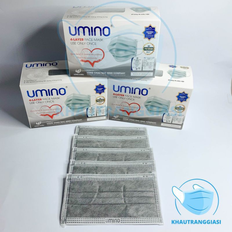 Khẩu trang y tế 4 lớp Umino - Khẩu trang y tế kháng khuẩn cao cấp Tienich247 | BigBuy360 - bigbuy360.vn