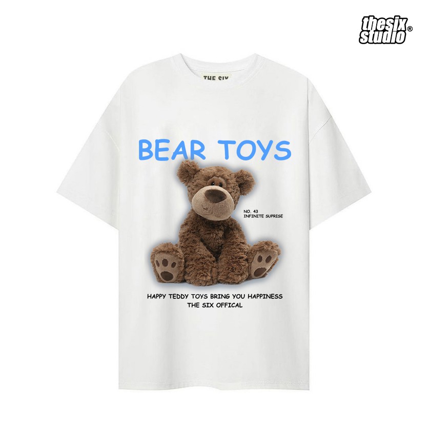 Áo phông unisex form rộng - Localbrand - Thesixbrand - Teddybear | BigBuy360 - bigbuy360.vn