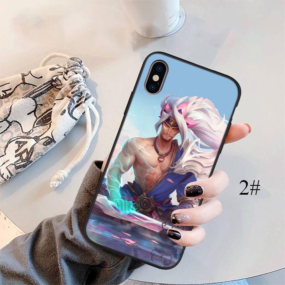 Ốp Điện Thoại Silicon Mềm Hình Usi138 Yasuo League Of Legends Cho Iphone 5 5s 6 6s 7 8 11 Pro Max Plus Se Xr