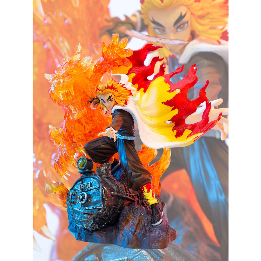 Mô hình viêm trụ Rengoku Kyojuro Diệt Quỷ hàng nét siêu đẹp