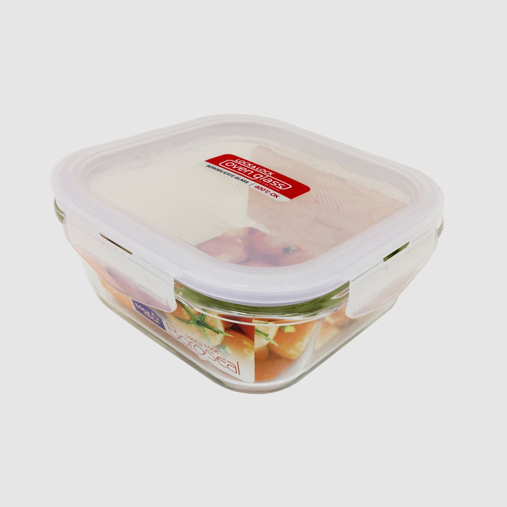 Hộp bảo quản thủy tinh Lock&amp;Lock hình vuông 750ml LLG224