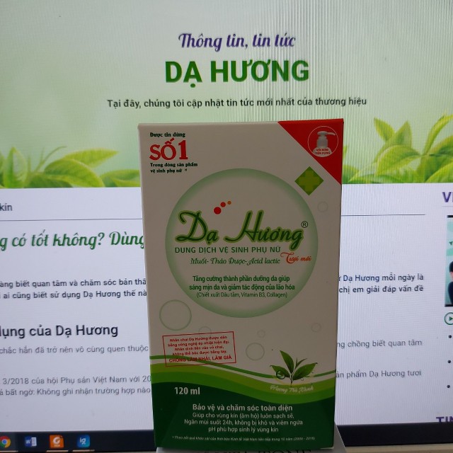 Dạ hương vòi xanh , tím 120ml