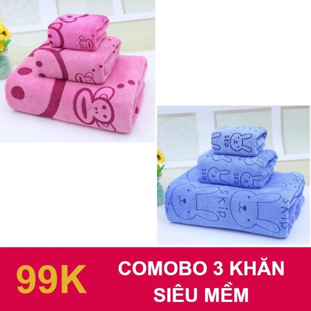 Sét khăn 3 chi tiết m4