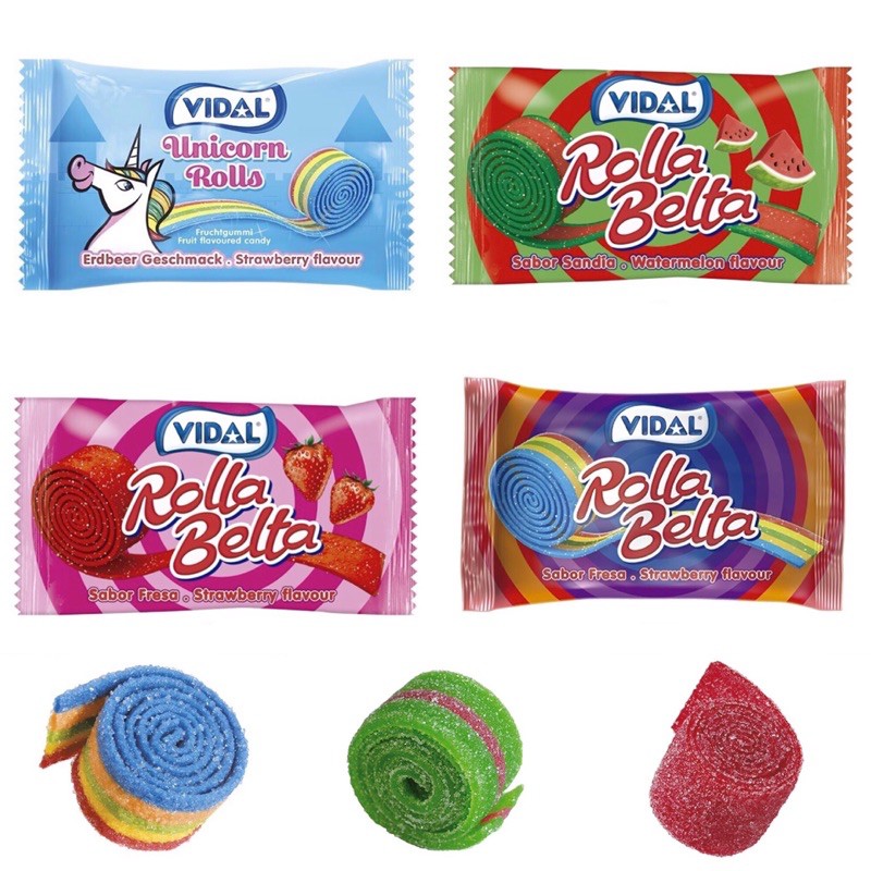 Kẹo Dẻo Cuộn Vidal 19gr