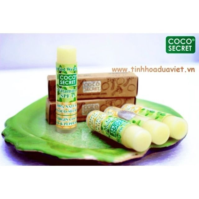 COMBO SON BẠC HÀ COCO SECRET  dưỡng ẩm, mềm mịn, the mát môi