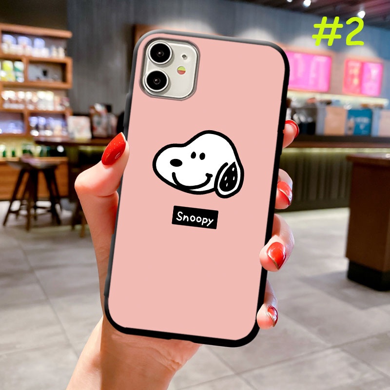 Ốp Điện Thoại Mềm Mặt Nhám Hình Snoopy Cho Realme C35 C25 C25S C21 C21Y C20 C17 C15 C12 C11 C3 C2 C1 2020 2021