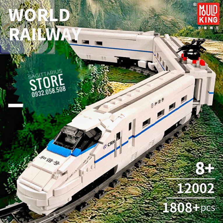 Lego Mouldking 12002 Lắp Ráp Tàu Cao Tốc