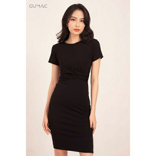 Váy body xoắn eo Gumac size S