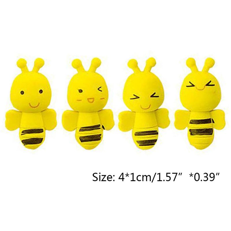 Bộ 4 Cục Tẩy Hình Ong Cao Cấp Dành Cho Học Sinh