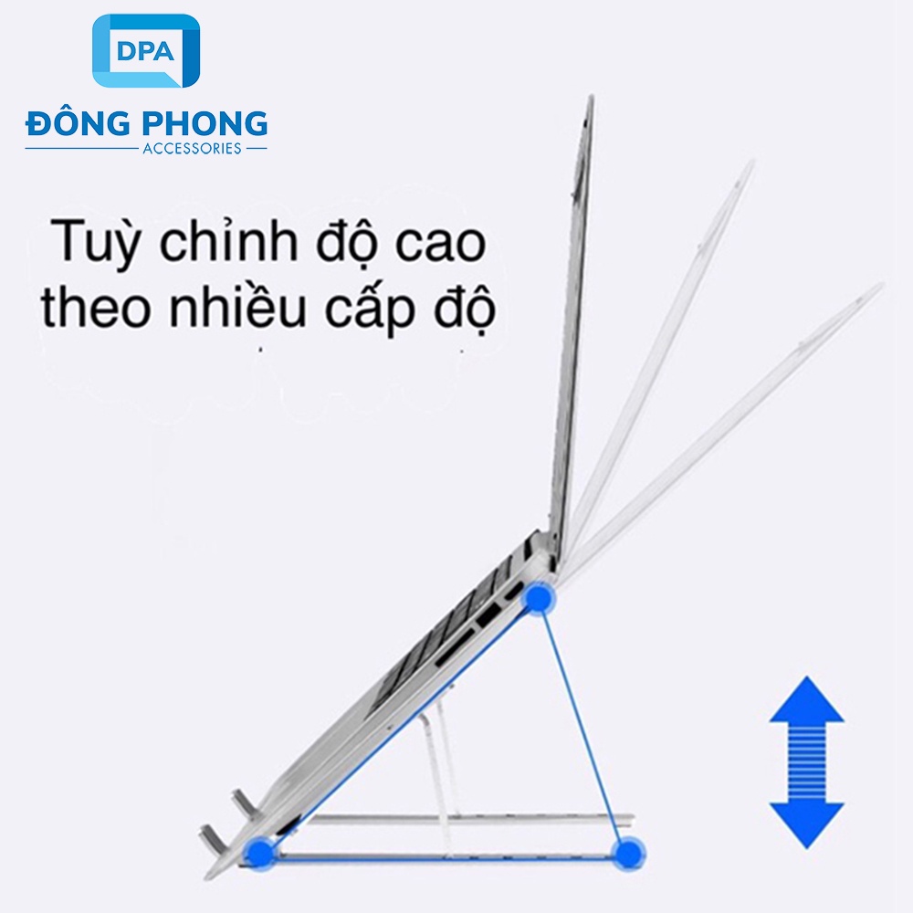 Giá Đỡ Tản Nhiệt Laptop / iPad Xếp Gọn Thông Minh Chất Liệu Hợp Kim Cao Cấp Chắc Chắn