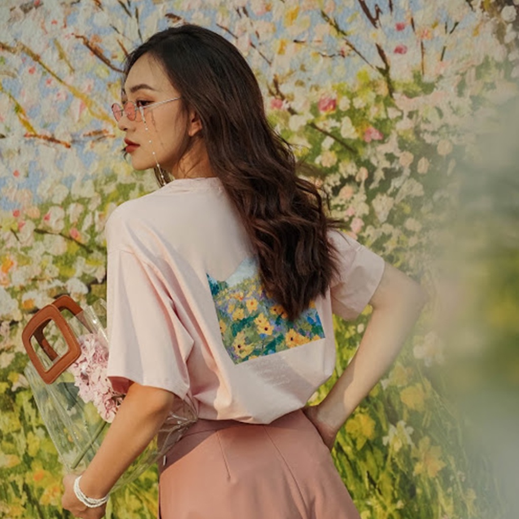 Áo thun cotton ngắn tay Mer design by Méo | BigBuy360 - bigbuy360.vn