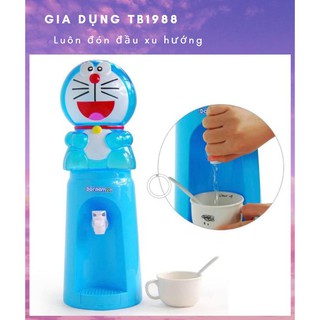 Bình nước Doremon có vòi nhấn dung tích 2L, làm quà lưu niệm, dễ thương độc đáo