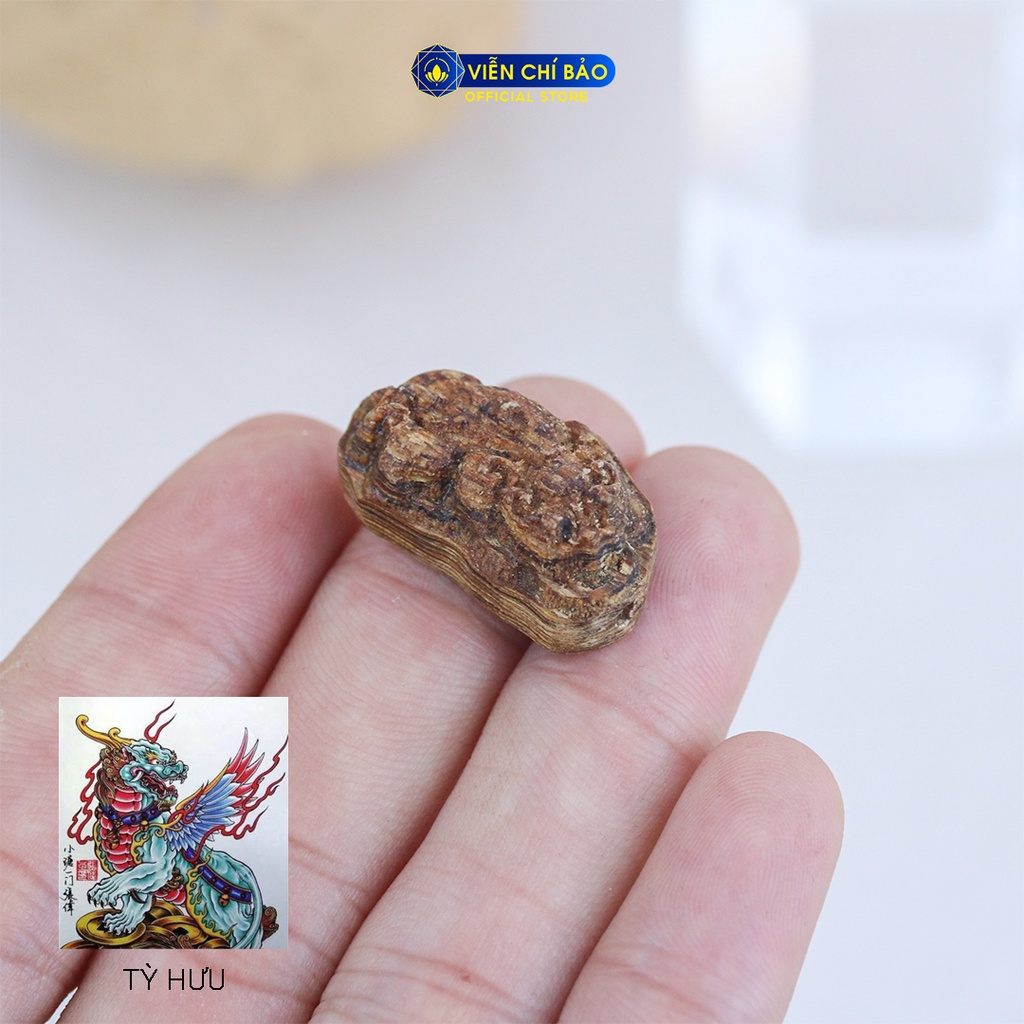 Mặt dây chuyền trầm hương tỳ hưu sánh chìm nam nữ thời trang phụ kiện trang sức  Viễn Chí Bảo M200346