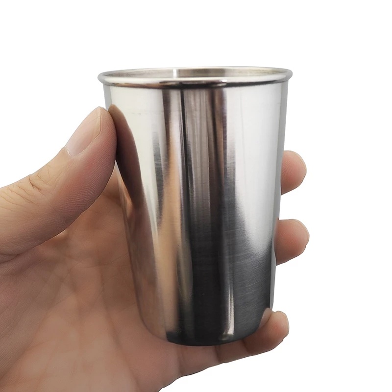 Cốc uống bia/ cà phê bằng thép không gỉ tiện dụng cho du lịch