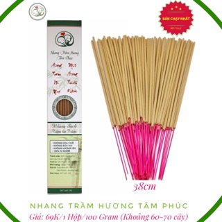 NHANG TRẦM HƯƠNG 500gram (300-350 cây) NHANG TRẦM HƯƠNG SẠCH CAO CẤP