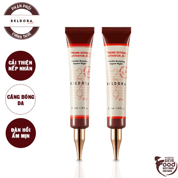 Kem Dưỡng Retinol Trẻ Hóa Da, Ngăn Ngừa Nếp Nhăn Beldora 299 Prime Retinol Activator 35ml | BigBuy360 - bigbuy360.vn
