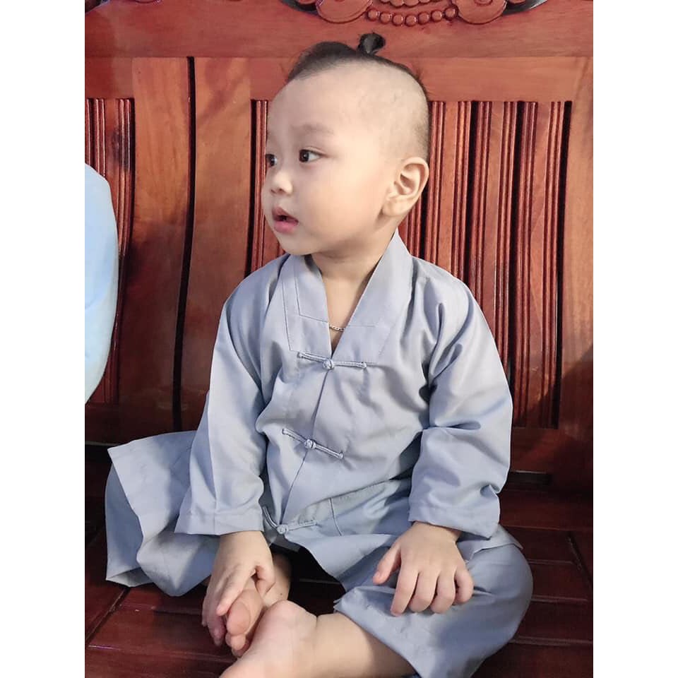 LA HÁN BÉ TRAI - SET PHẬT TỬ ĐI LỄ CHÙA - ĐỒ LAM ĐI CHÙA