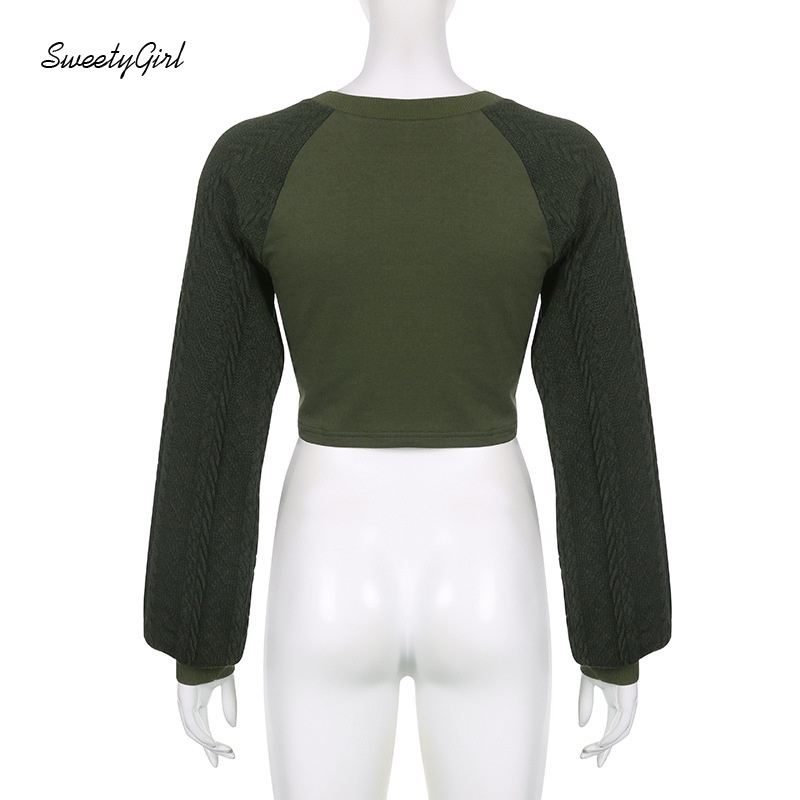 Áo Sweater Dệt Kim Tay Dài Cổ Tròn In Hình Ngôi Sao Màu Trơn Thời Trang 2022 Cho Nữ