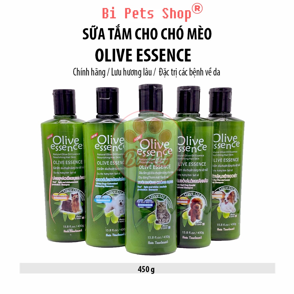 Sữa Tắm Cho Chó - Sữa Tắm Olive Essence  ( 450gr )