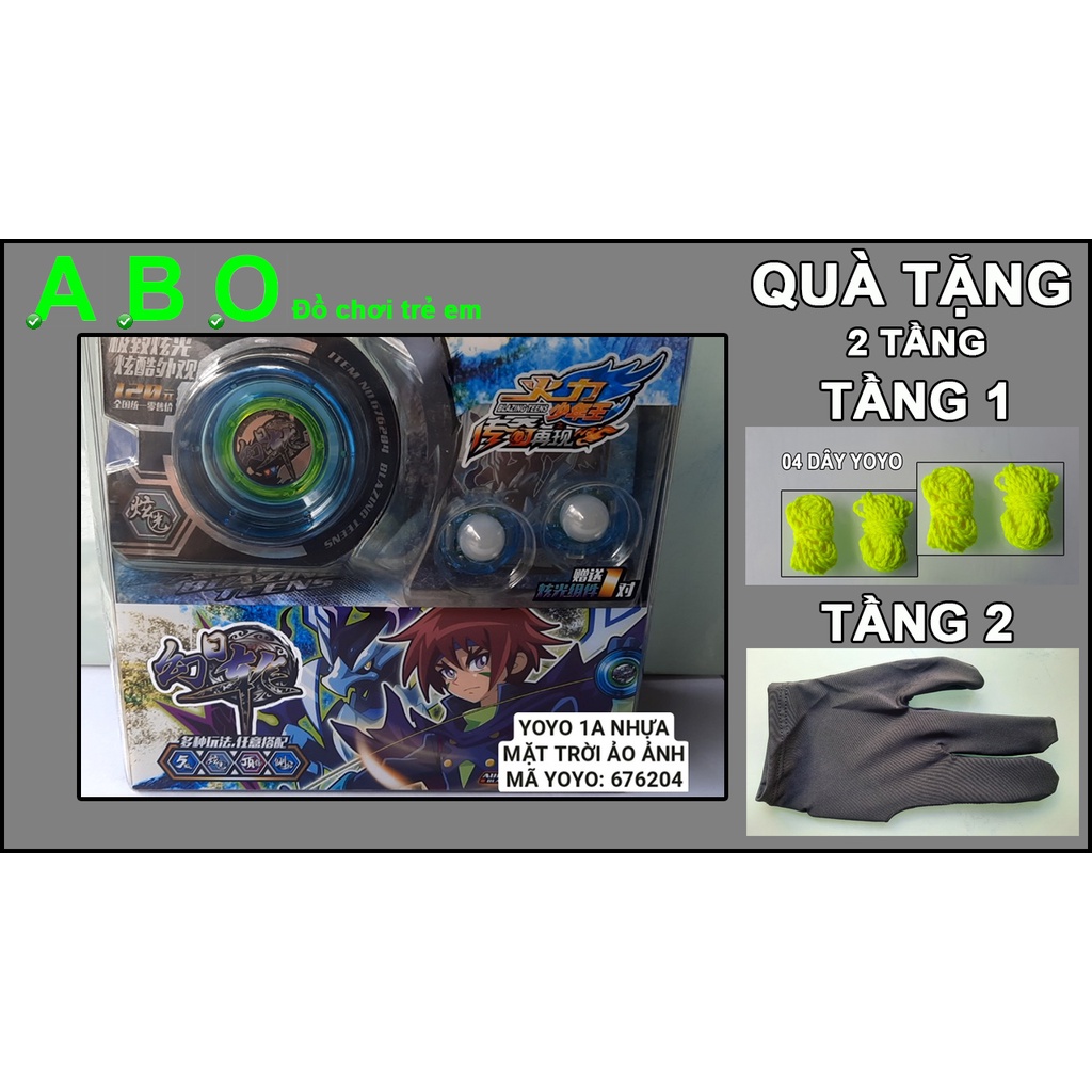 Yoyo chuyên nghiệp 1A Kim Loại chính hãng - Mặt trời ảo ảnh