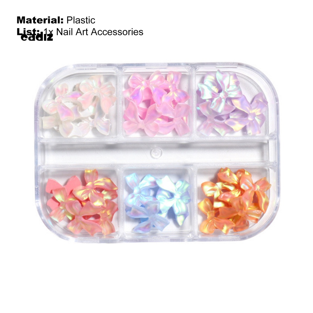 Phụ Kiện Trang Trí Móng Tay Hình Nơ 3D Thân Thiện Với Môi Trường