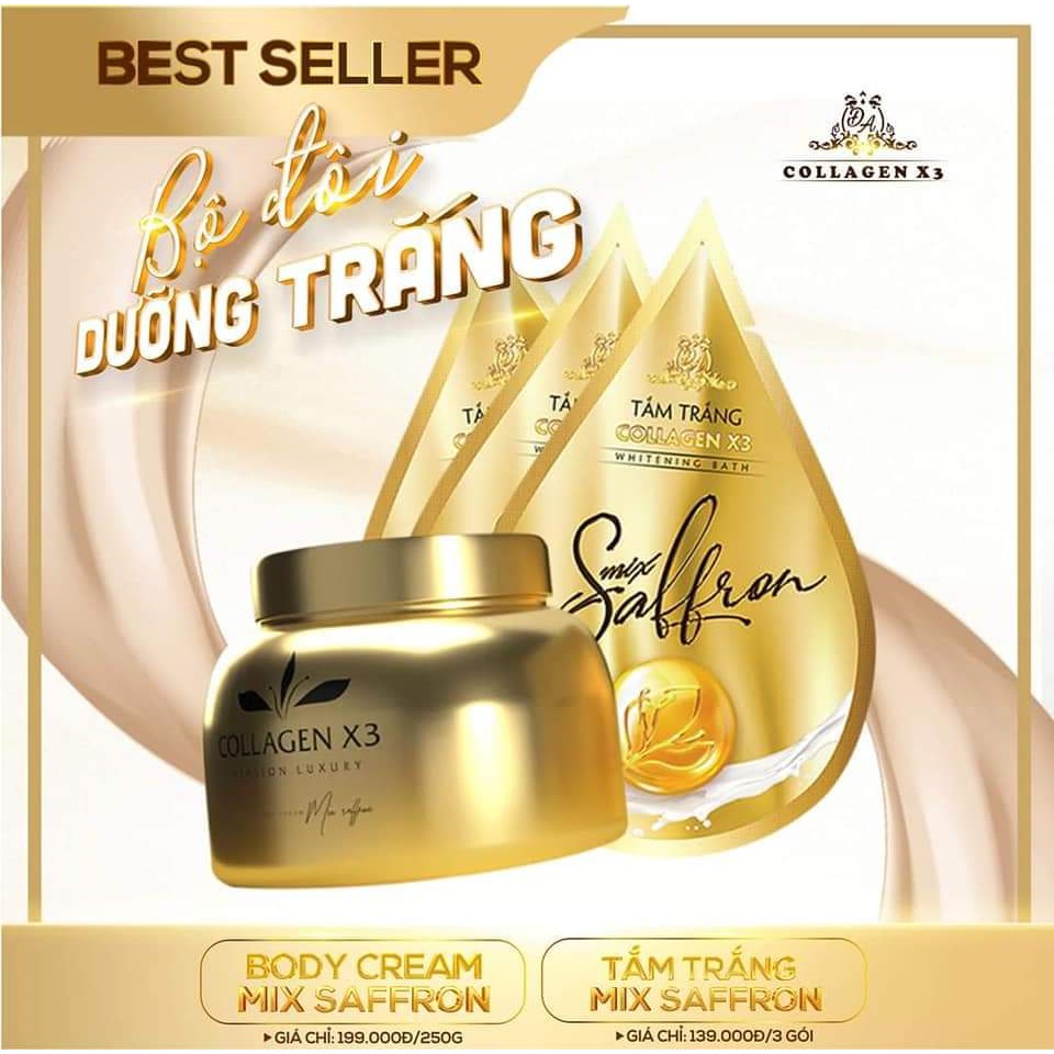 Kem dưỡng da body collagen X3 Đông Anh chính hãng