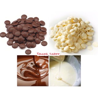 Socola compound hạt nút Cacao Talk 100g (Tách từ túi 1kg)