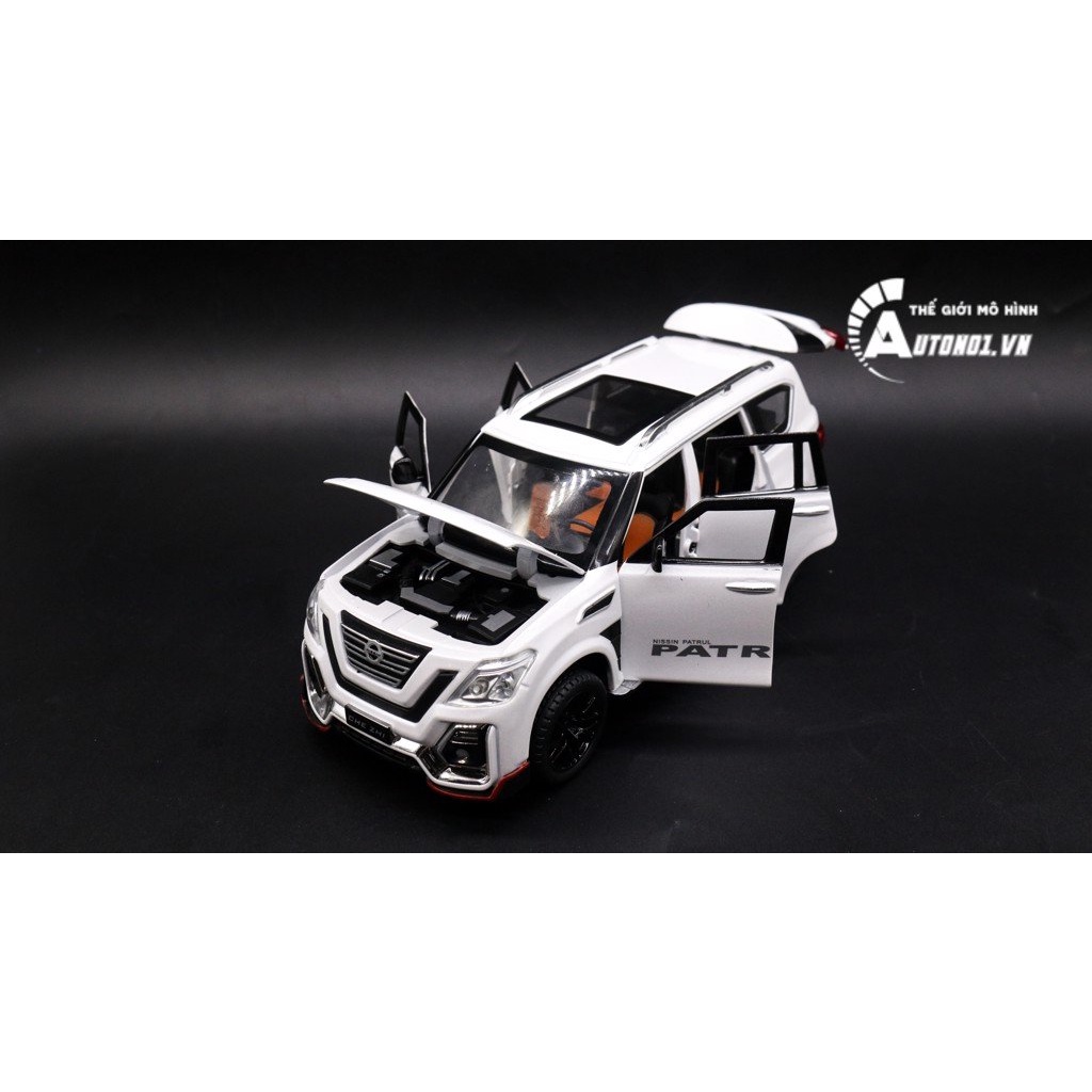 MÔ HÌNH XE NISSAN PATROL WHITE 1:24 CHE ZHI 7841