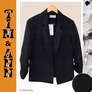 Áo Vest Nữ 2 Lớp Dáng Ngắn Màu Đen 0504BL - Thời Trang Nữ Tim & Ann