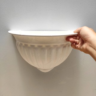 Combo 2 chậu nhựa ốp tường hình vỏ sò lớn 30 x 20cm