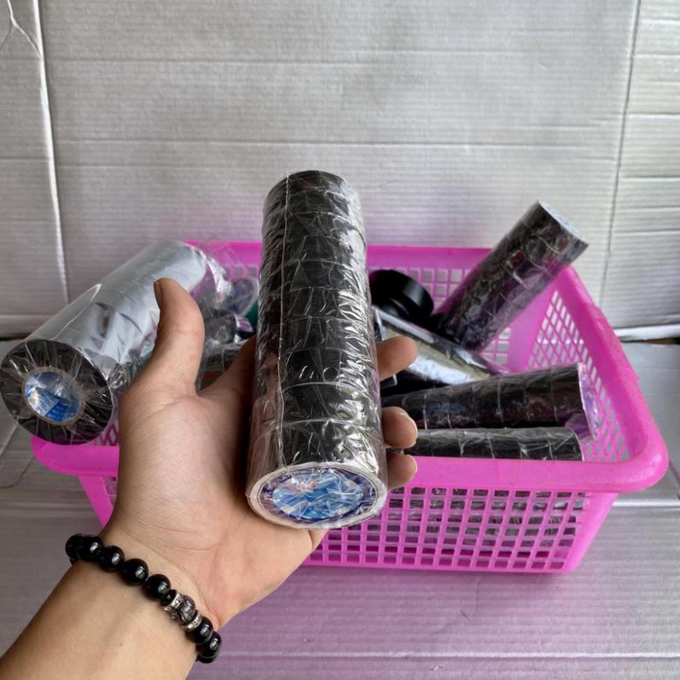 Băng Dính Đen Cách Điện Đen 2 Loại To Và Nhỏ