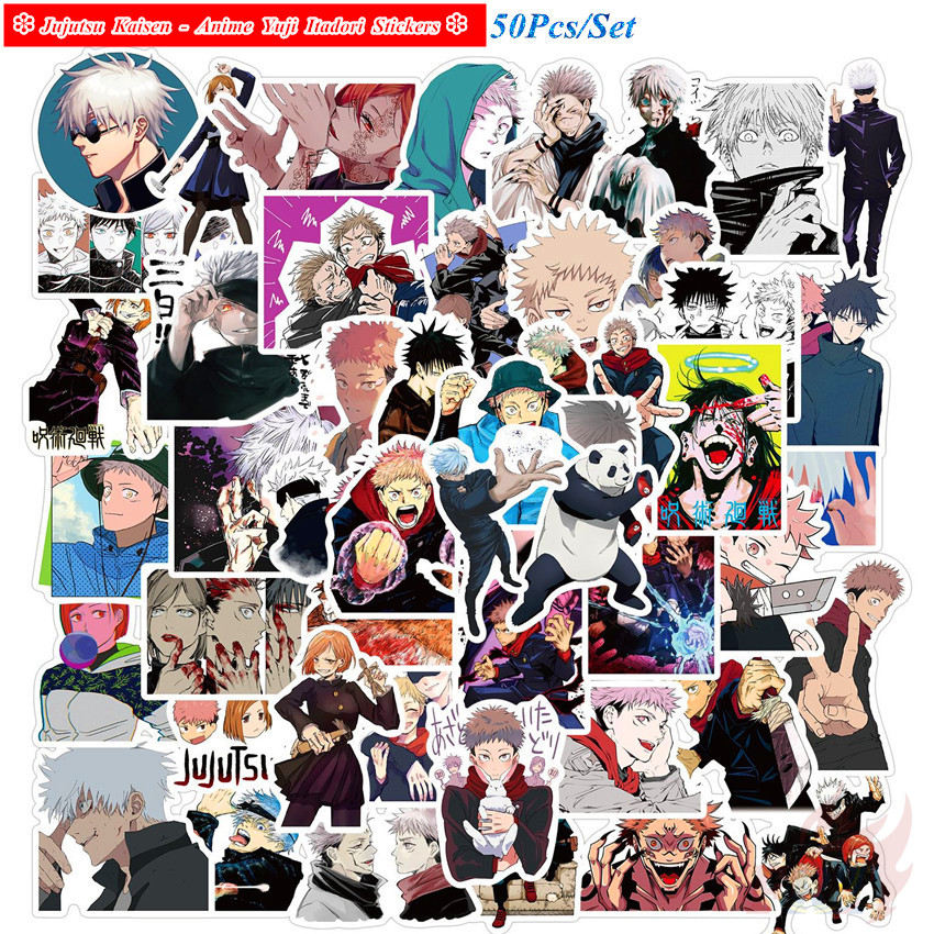 ❉ Jujutsu Kaisen - Series 01 Anime Yuji Itadori Stickers ❉ 50Pcs/Set Waterproof DIY Fashion Decals Doodle Stickers