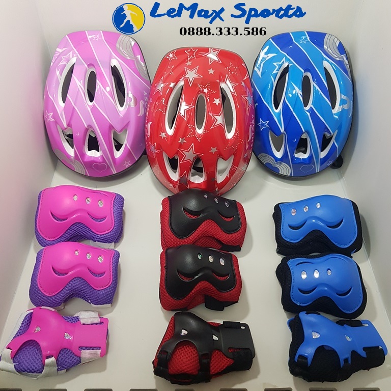 Bảo Hộ Trẻ Em Cao Cấp Giày Patin - Bảo Vệ Chân Tay Khi Đạp Xe, Trượt Patin Ván Trượt [LeMax Sports]