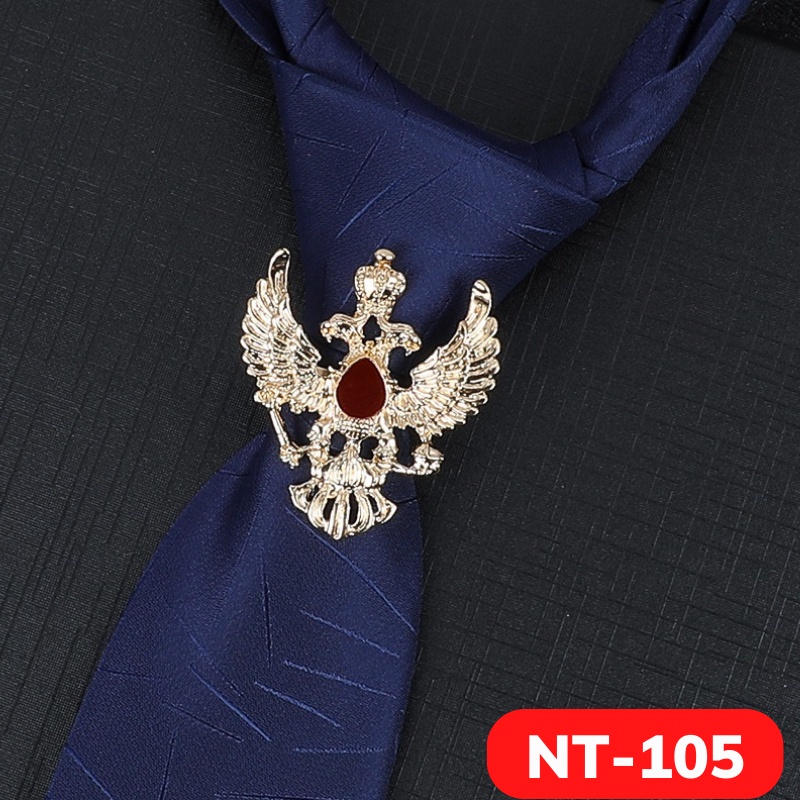 Nhẫn đeo cavat, phụ kiện trang trí cravat Nam, vòng tròn đeo cà vạt nhiều hình khác nhau (không kèm cavat)