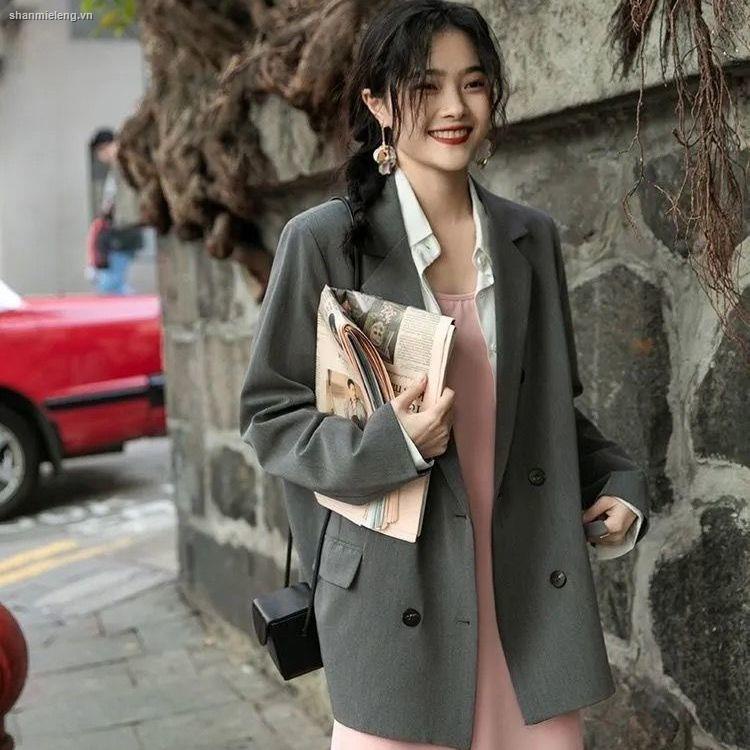 Áo khoác vest dáng rộng phong cách Hàn Quốc mới năm 2021 | BigBuy360 - bigbuy360.vn