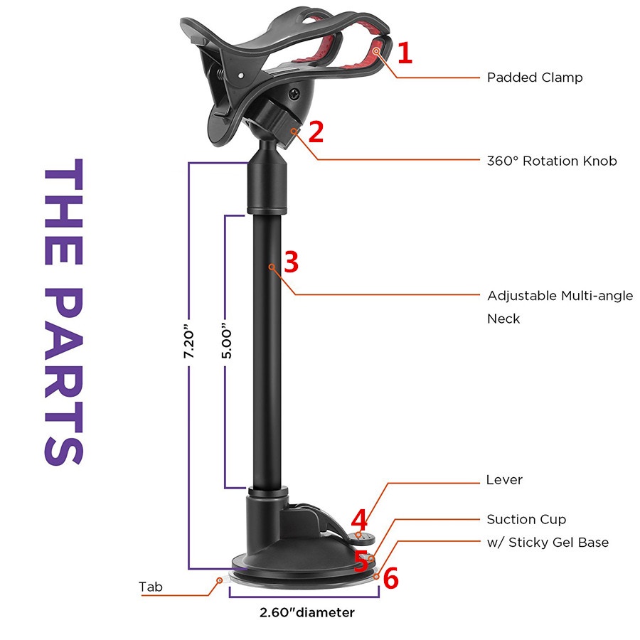Giá Đỡ Điện Thoại trên ô tô gắn Xoay 360 Độ Tiện Dụng  Giá đỡ điện thoại trên ô tô chắc chắn