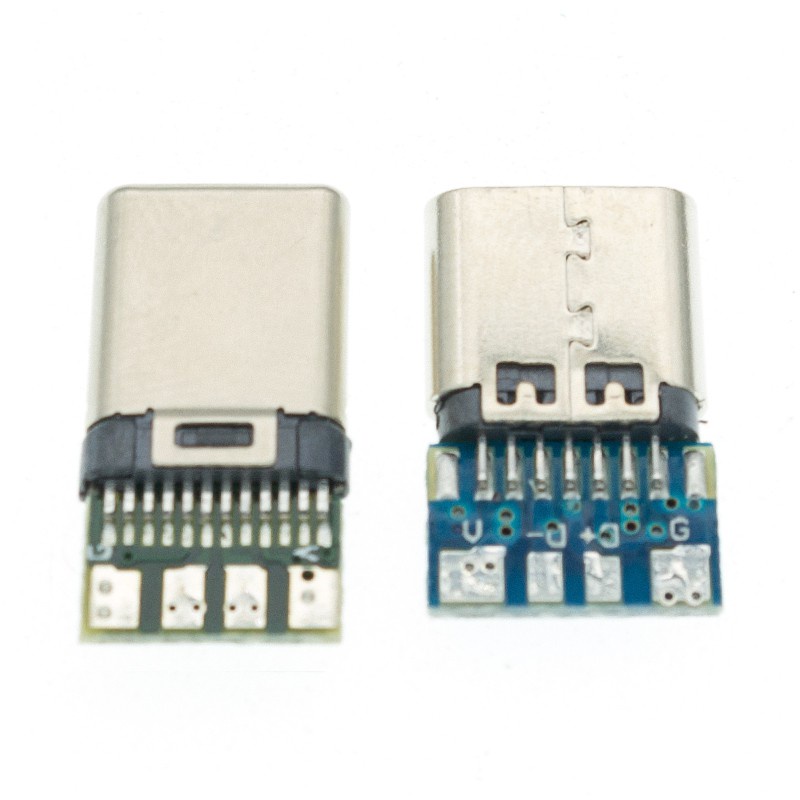 Đầu Nối Usb 3.1 Type C 24 Pin Male/Female Sang Cáp 24 Pin