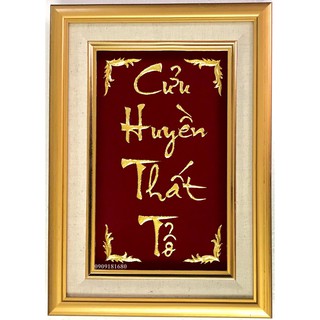Bài vị thờ cửu huyền thất tổ tiếng việt