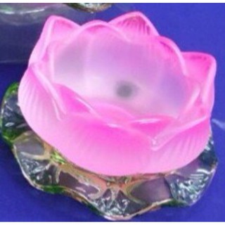 đế nến hoa sen lưu ly nhiều màu(mẫu mới )