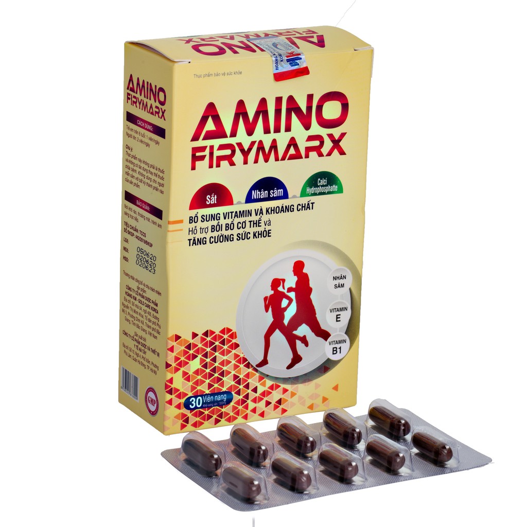 (CHÍNH HÃNG) - VIÊN UỐNG AMINO FIRYMARX BỔ SUNG VITAMIN VÀ KHOÁNG CHẤT | BigBuy360 - bigbuy360.vn