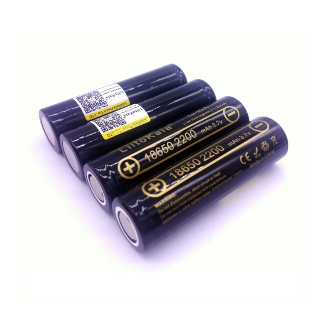 Pin sạc LiitoKala Lii-22A, Pin Li-ion 3.7V, Pin 18650 dung lượng 2200 mAh cao cấp