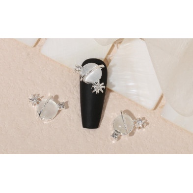 Charm  quả cầu trang trí nail