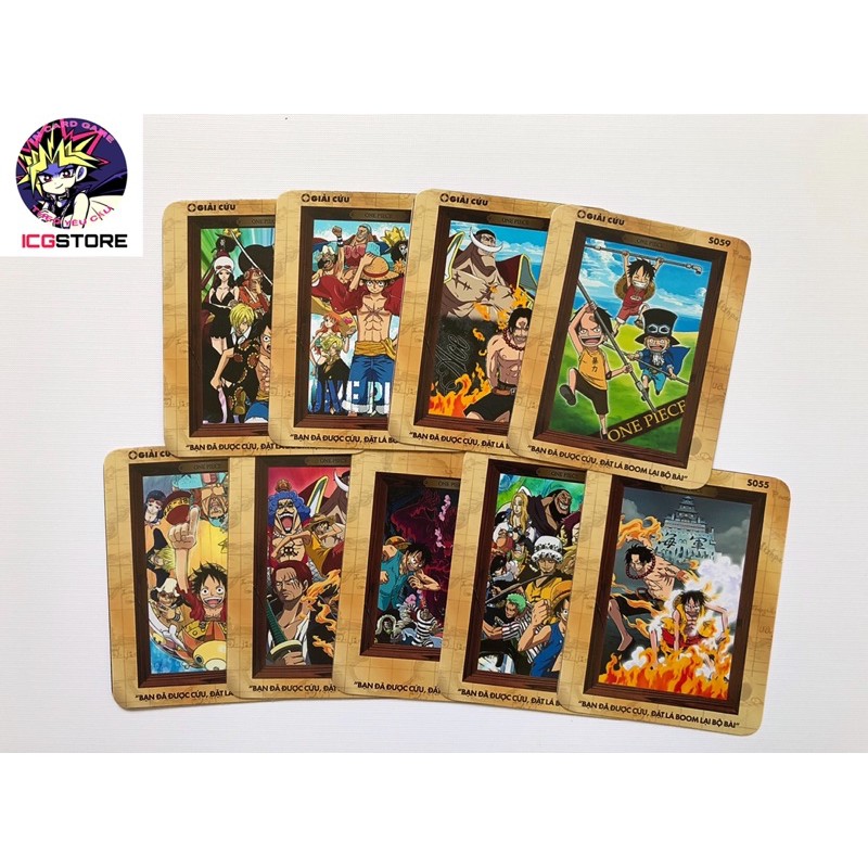 Bộ Thẻ bài Toonies One Piece Boom ĐẶC BIỆT dạng board game mèo nổ 63 lá