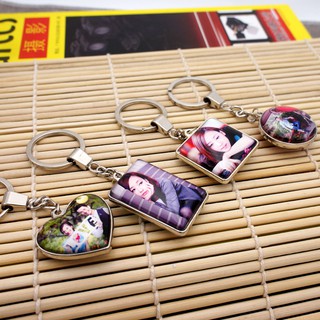 (BẢN CAO CẤP, in 2 mặt)Móc chìa khóa in hình, móc khóa pha lê in ảnh theo yêu cầu, bản cao cấp