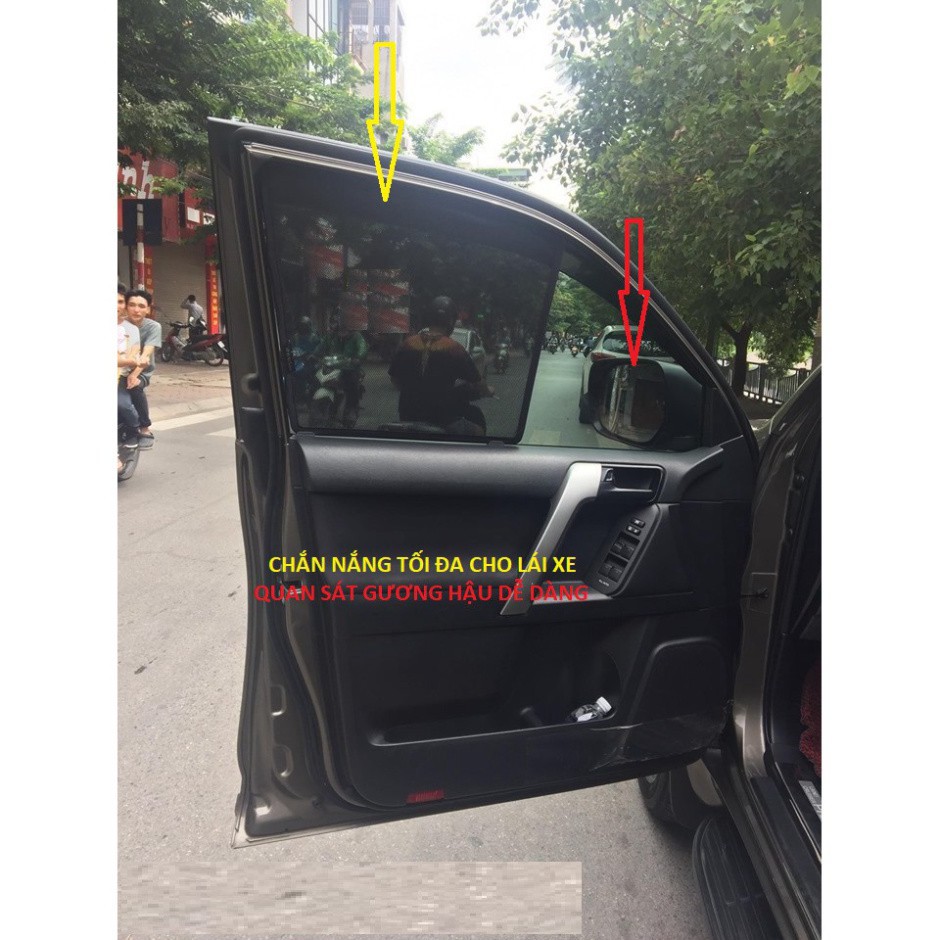 Rèm che nắng nam châm Toyota Prado 2011 - 2021