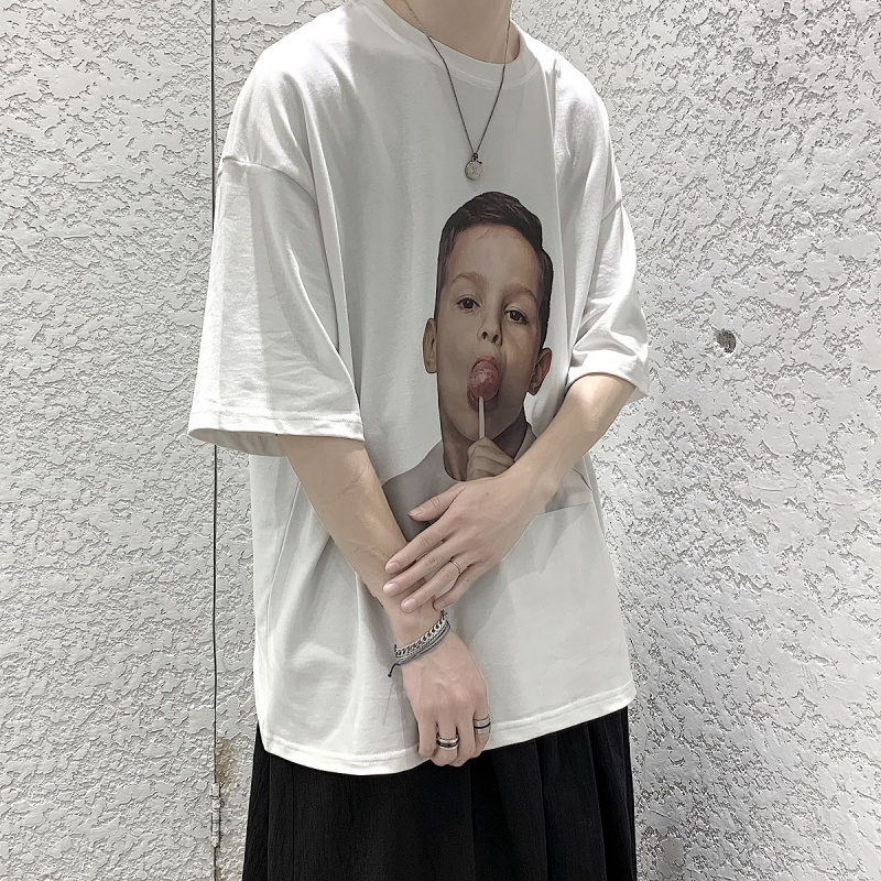 Áo Thun Nam Tay Ngắn In Hình Cá Tính (M-8Xl)