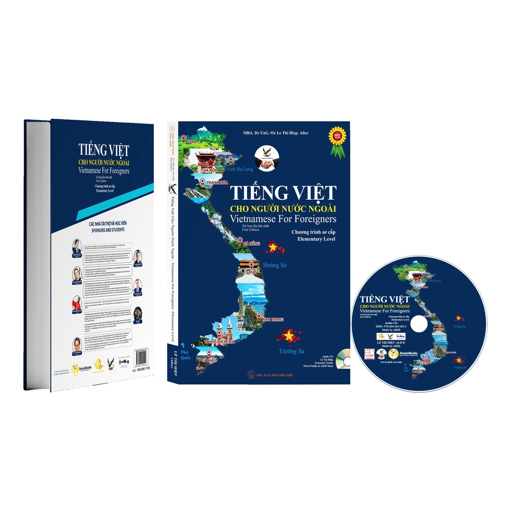 Sách Tiếng Việt Cho Người Nước Ngoài - Chương Trình Sơ Cấp - Tái Bản Lần 1 Kèm CD